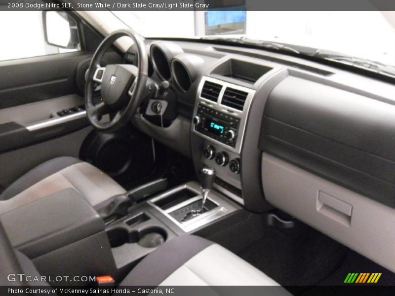 Stone White / Dark Slate Gray/Light Slate Gray 2008 Dodge Nitro SLT