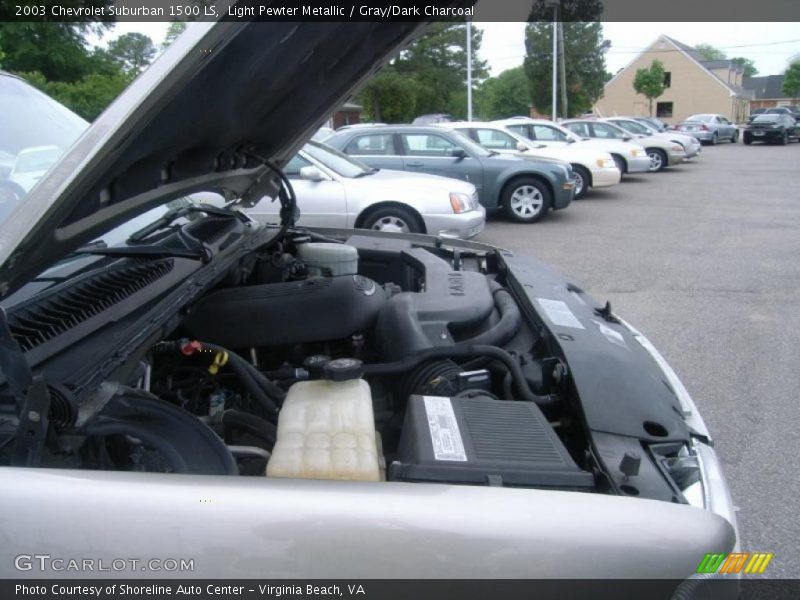 Light Pewter Metallic / Gray/Dark Charcoal 2003 Chevrolet Suburban 1500 LS