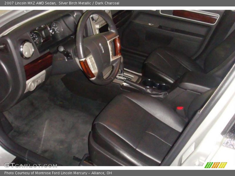 Silver Birch Metallic / Dark Charcoal 2007 Lincoln MKZ AWD Sedan