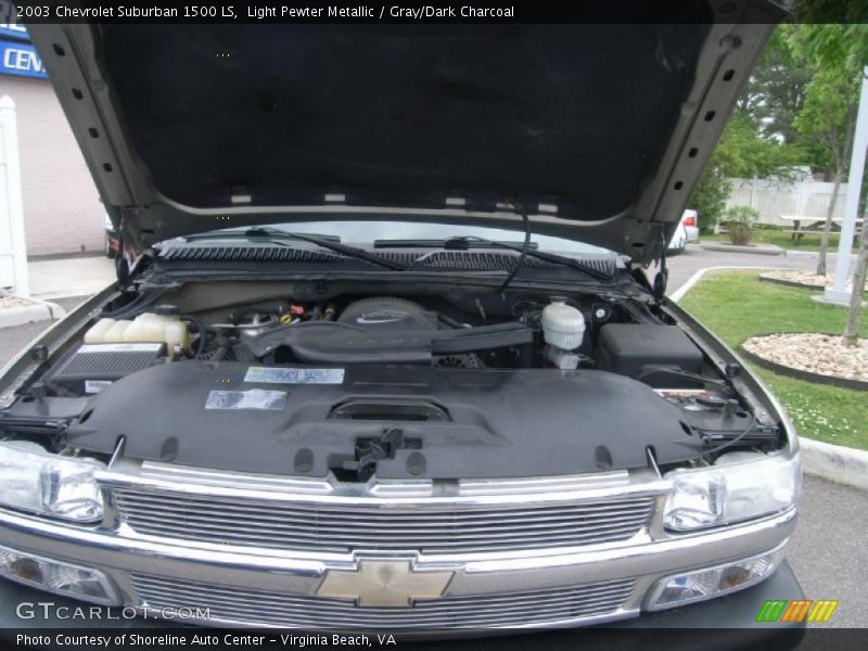 Light Pewter Metallic / Gray/Dark Charcoal 2003 Chevrolet Suburban 1500 LS