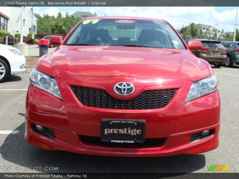 Barcelona Red Metallic / Charcoal 2009 Toyota Camry SE