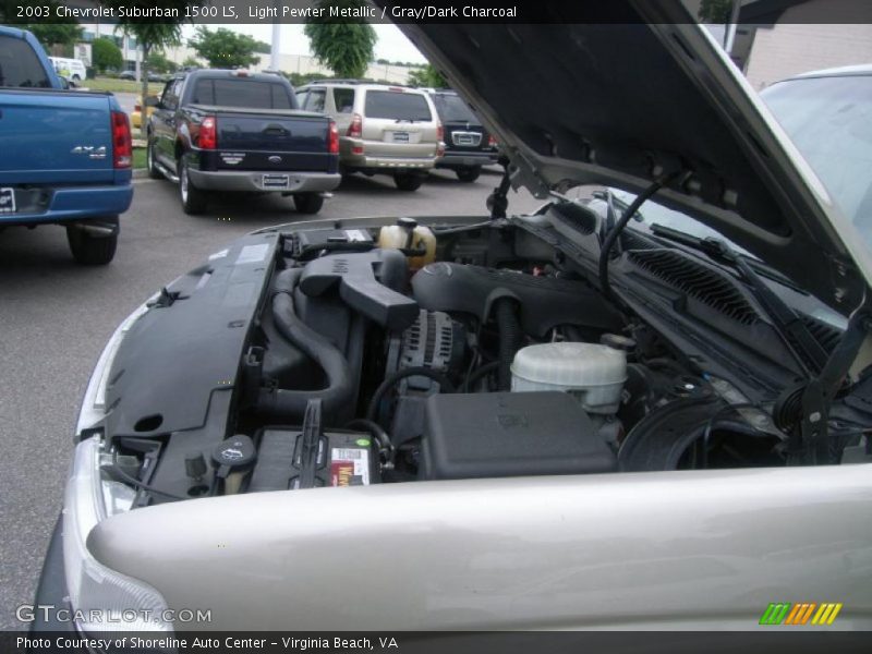 Light Pewter Metallic / Gray/Dark Charcoal 2003 Chevrolet Suburban 1500 LS