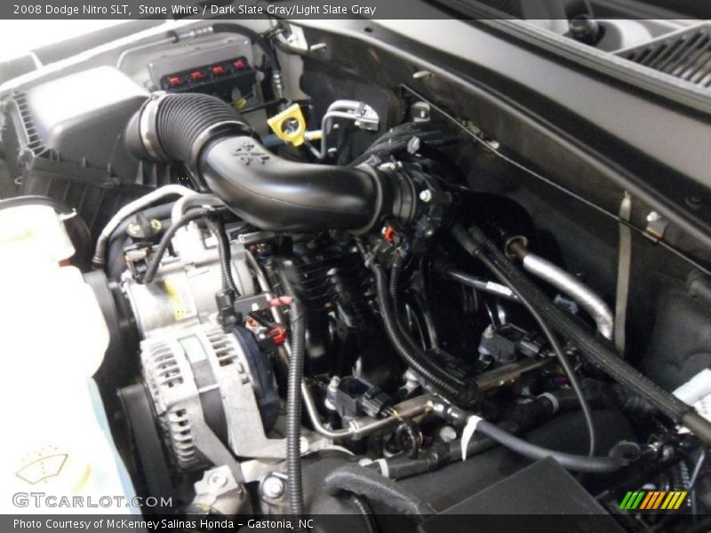 Stone White / Dark Slate Gray/Light Slate Gray 2008 Dodge Nitro SLT