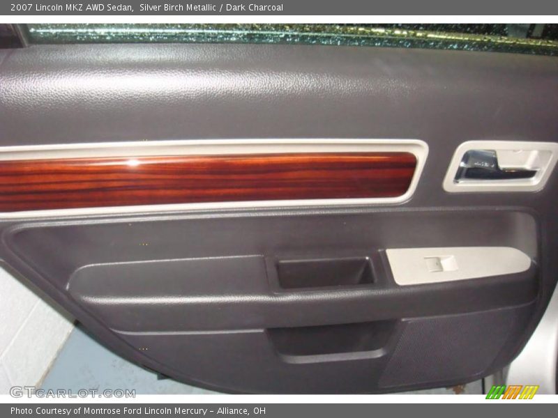Silver Birch Metallic / Dark Charcoal 2007 Lincoln MKZ AWD Sedan