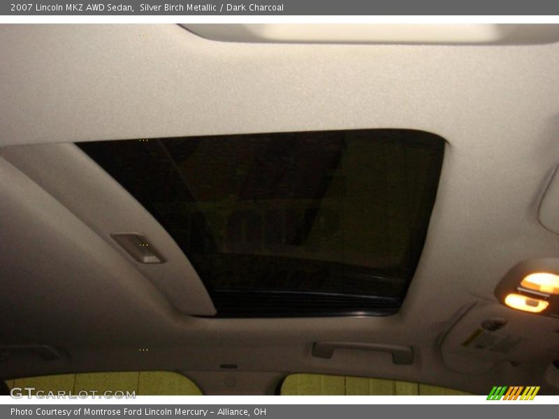 Silver Birch Metallic / Dark Charcoal 2007 Lincoln MKZ AWD Sedan