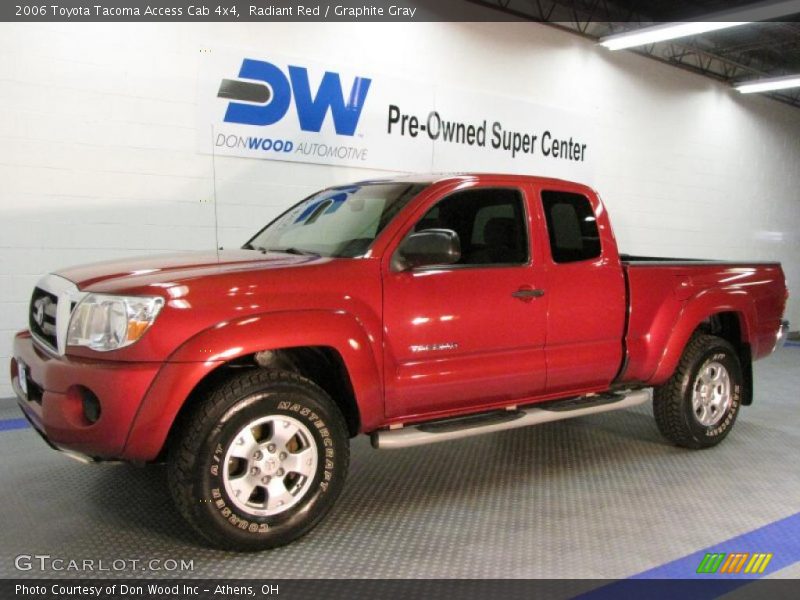 Radiant Red / Graphite Gray 2006 Toyota Tacoma Access Cab 4x4