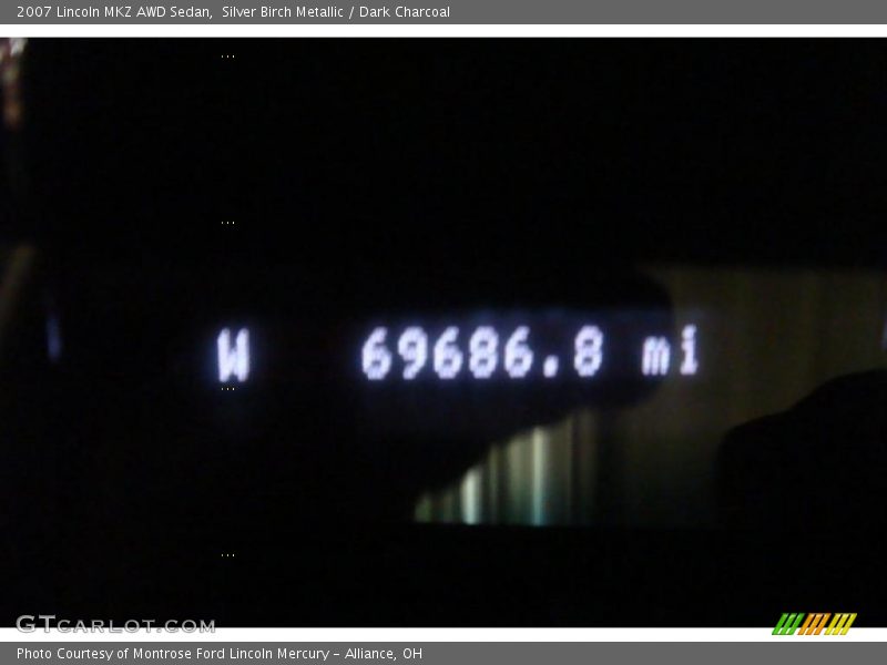 Silver Birch Metallic / Dark Charcoal 2007 Lincoln MKZ AWD Sedan