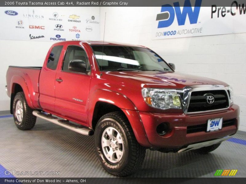 Radiant Red / Graphite Gray 2006 Toyota Tacoma Access Cab 4x4