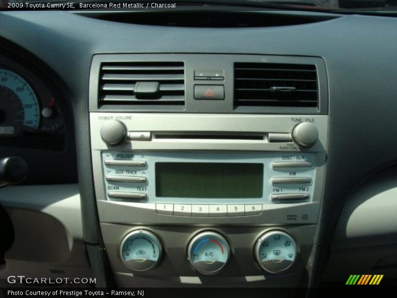 Barcelona Red Metallic / Charcoal 2009 Toyota Camry SE