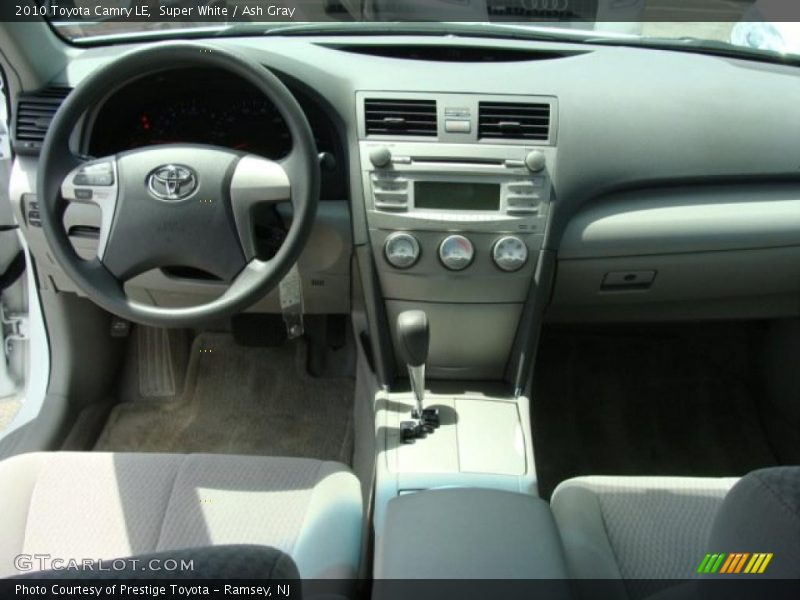 Super White / Ash Gray 2010 Toyota Camry LE