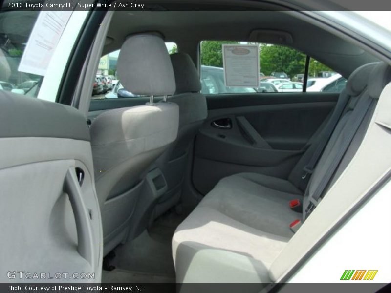 Super White / Ash Gray 2010 Toyota Camry LE