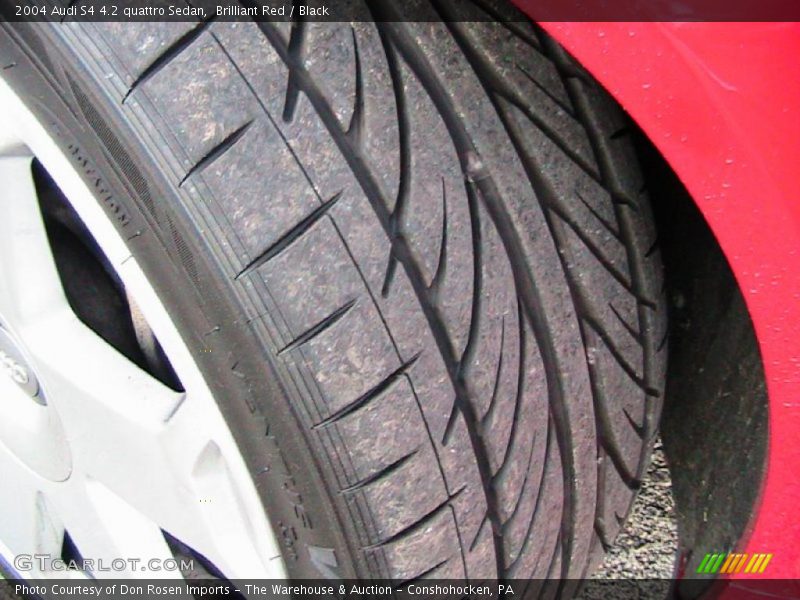 Brilliant Red / Black 2004 Audi S4 4.2 quattro Sedan