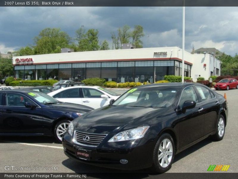Black Onyx / Black 2007 Lexus ES 350