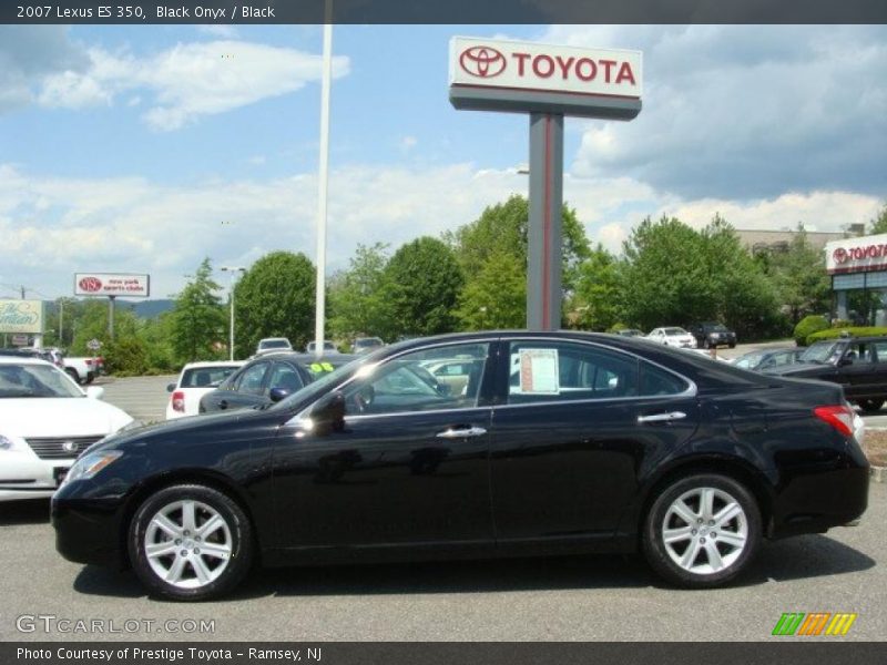 Black Onyx / Black 2007 Lexus ES 350