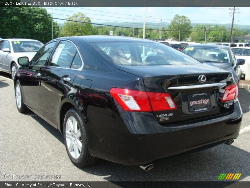Black Onyx / Black 2007 Lexus ES 350