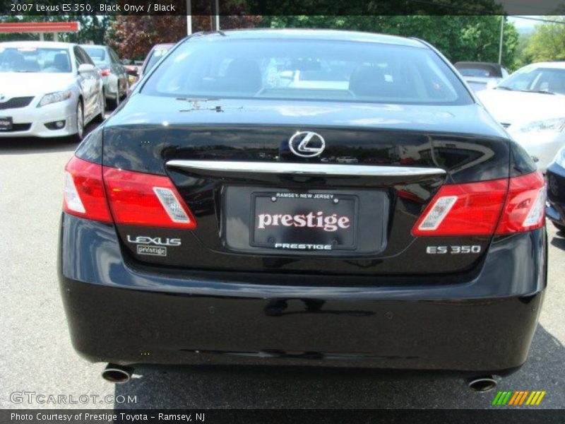Black Onyx / Black 2007 Lexus ES 350