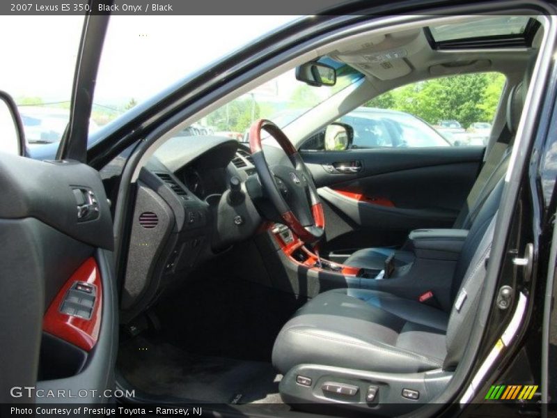 Black Onyx / Black 2007 Lexus ES 350