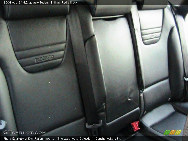Brilliant Red / Black 2004 Audi S4 4.2 quattro Sedan