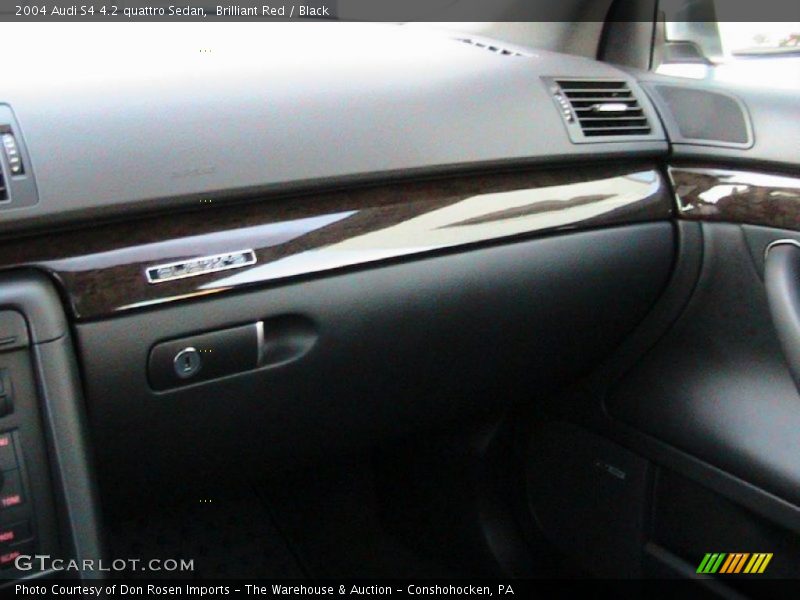 Brilliant Red / Black 2004 Audi S4 4.2 quattro Sedan