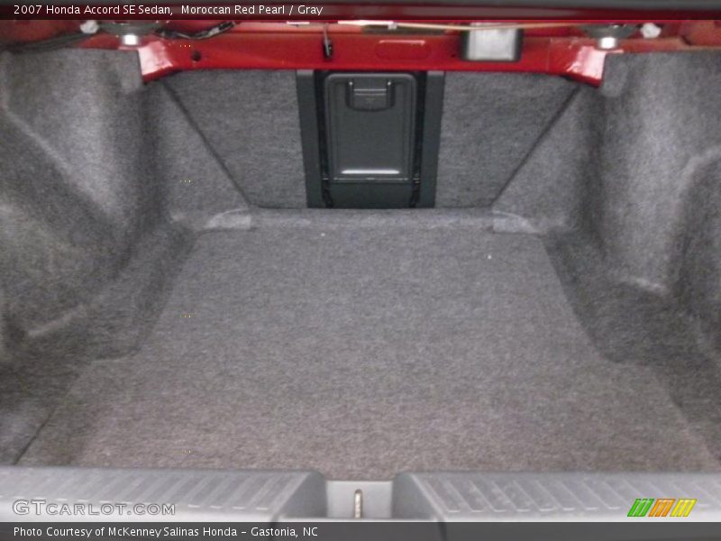 Moroccan Red Pearl / Gray 2007 Honda Accord SE Sedan