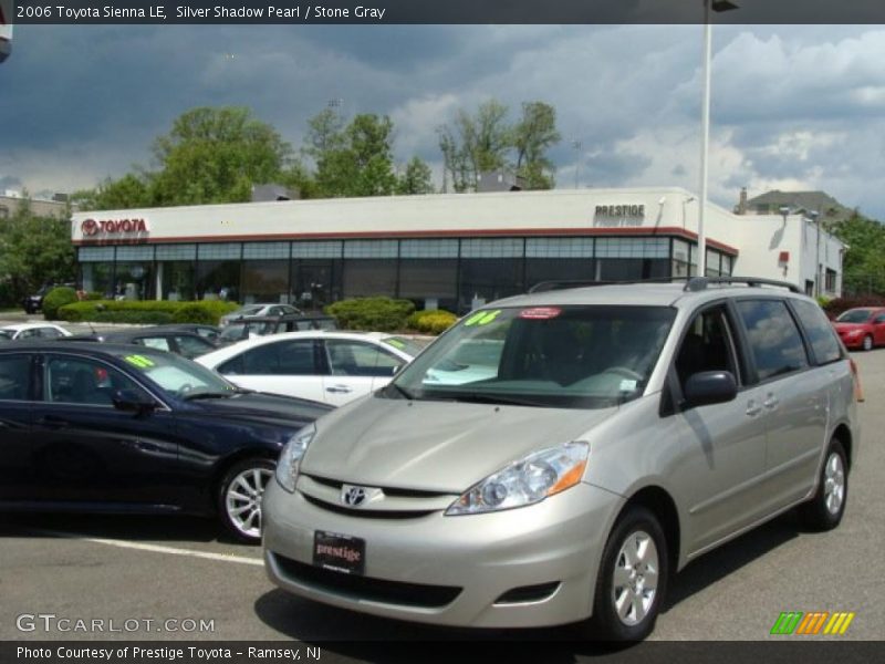 Silver Shadow Pearl / Stone Gray 2006 Toyota Sienna LE