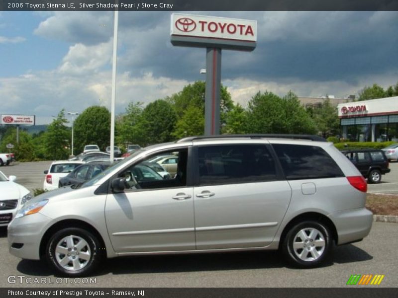 Silver Shadow Pearl / Stone Gray 2006 Toyota Sienna LE