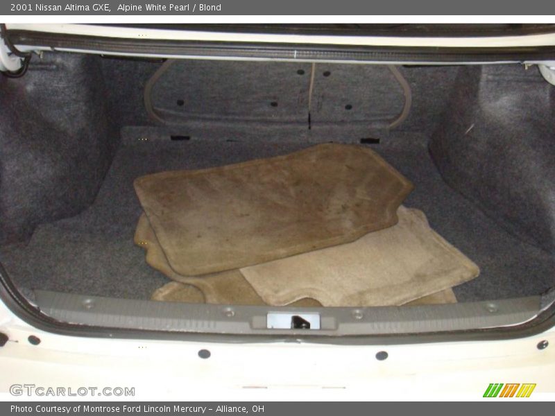 Alpine White Pearl / Blond 2001 Nissan Altima GXE