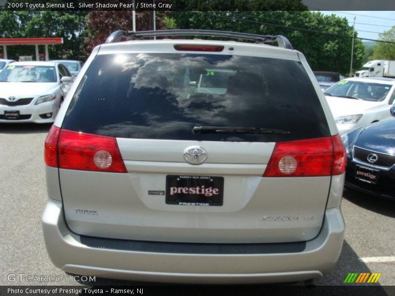 Silver Shadow Pearl / Stone Gray 2006 Toyota Sienna LE