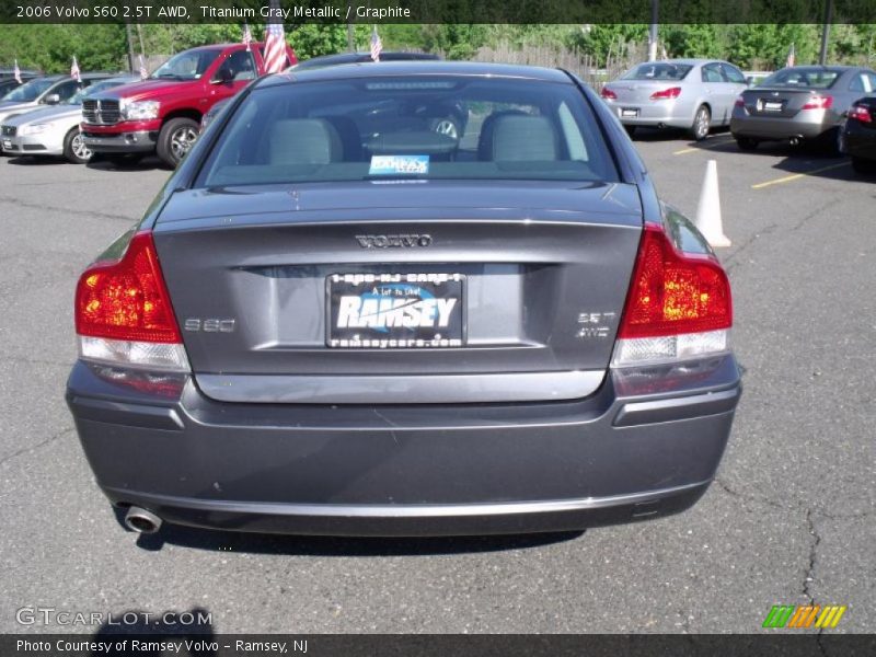 Titanium Gray Metallic / Graphite 2006 Volvo S60 2.5T AWD