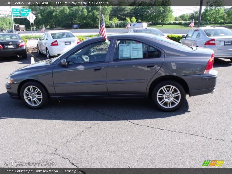 Titanium Gray Metallic / Graphite 2006 Volvo S60 2.5T AWD
