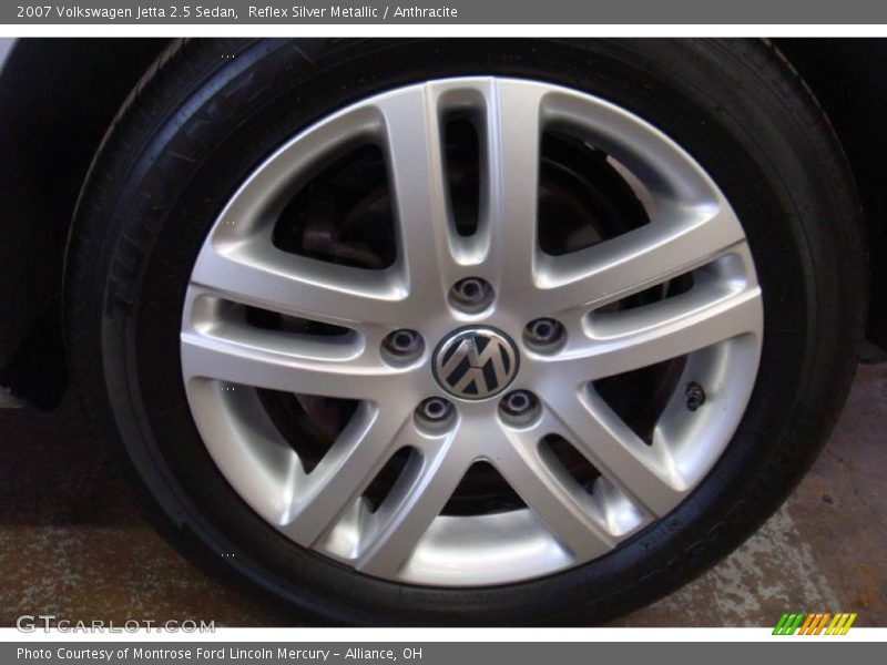 Reflex Silver Metallic / Anthracite 2007 Volkswagen Jetta 2.5 Sedan