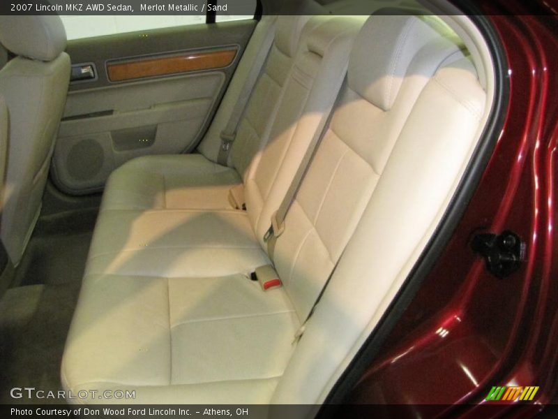 Merlot Metallic / Sand 2007 Lincoln MKZ AWD Sedan