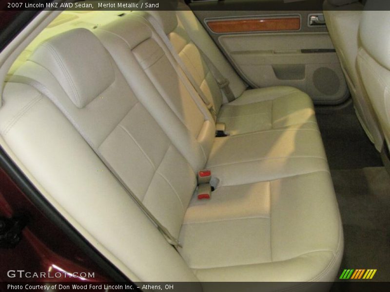 Merlot Metallic / Sand 2007 Lincoln MKZ AWD Sedan