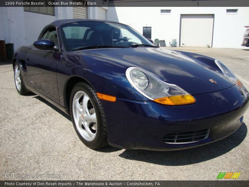 Ocean Blue Metallic / Black 1999 Porsche Boxster