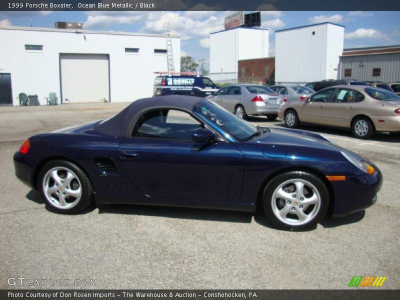 Ocean Blue Metallic / Black 1999 Porsche Boxster
