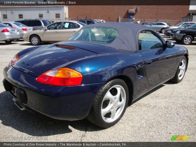 Ocean Blue Metallic / Black 1999 Porsche Boxster