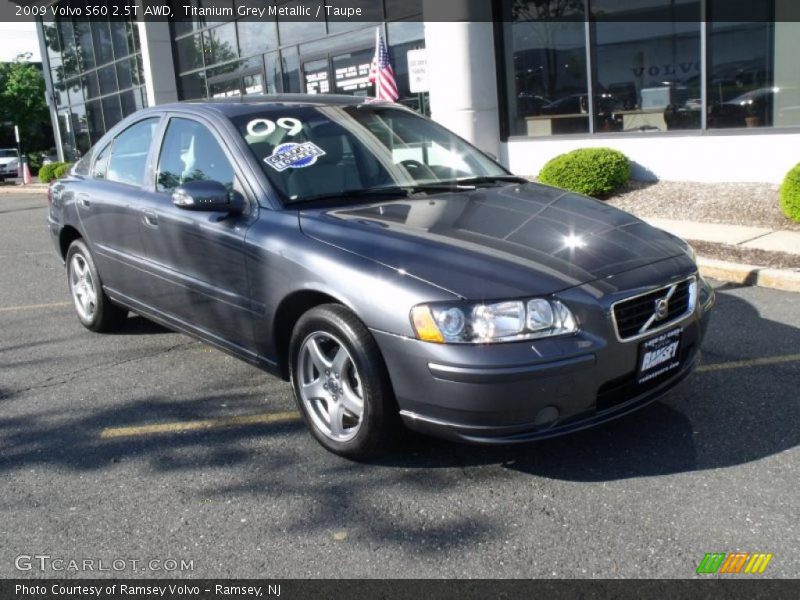 Titanium Grey Metallic / Taupe 2009 Volvo S60 2.5T AWD