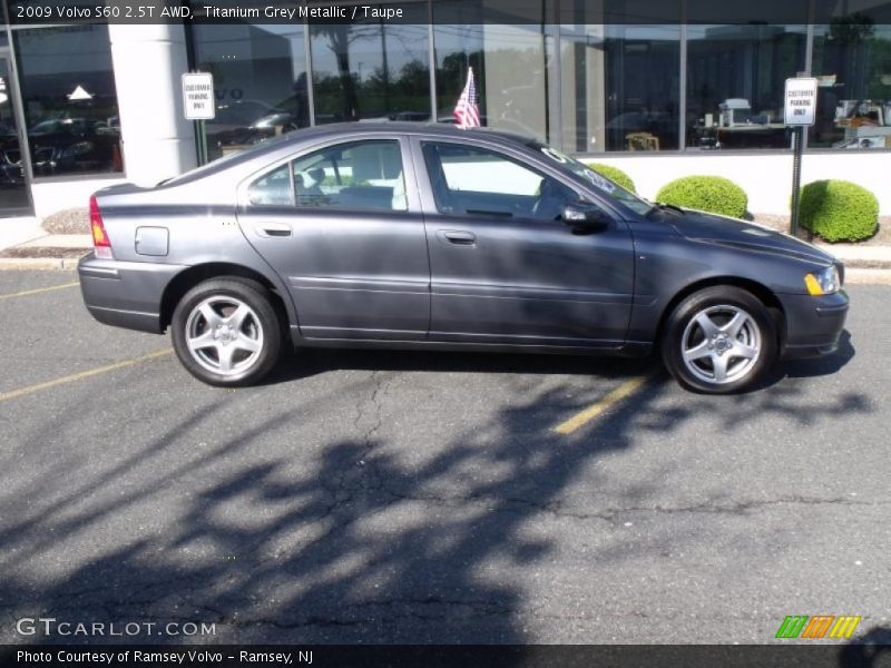 Titanium Grey Metallic / Taupe 2009 Volvo S60 2.5T AWD