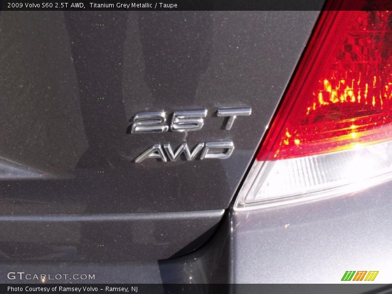 Titanium Grey Metallic / Taupe 2009 Volvo S60 2.5T AWD