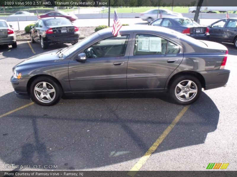 Titanium Grey Metallic / Taupe 2009 Volvo S60 2.5T AWD