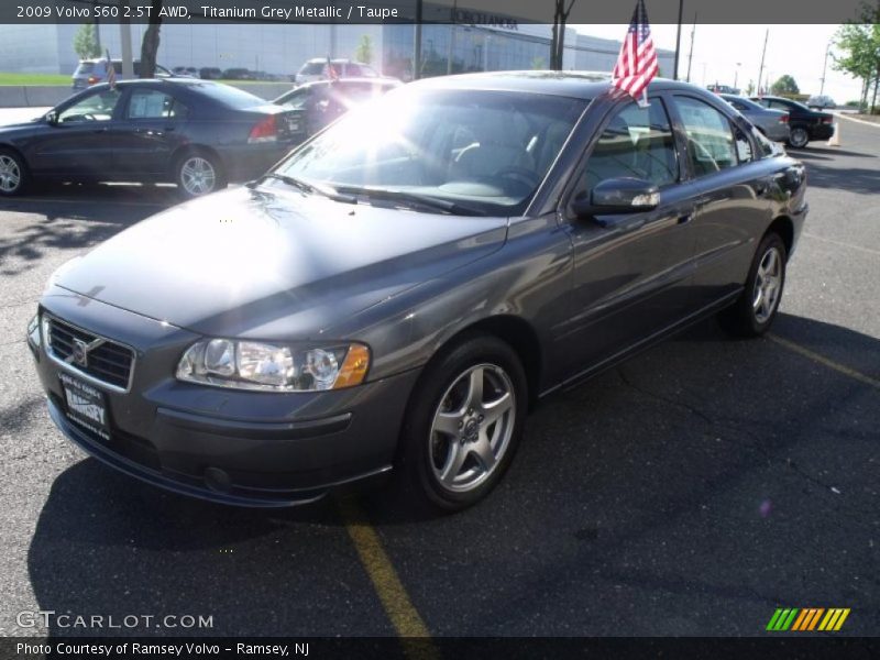 Titanium Grey Metallic / Taupe 2009 Volvo S60 2.5T AWD