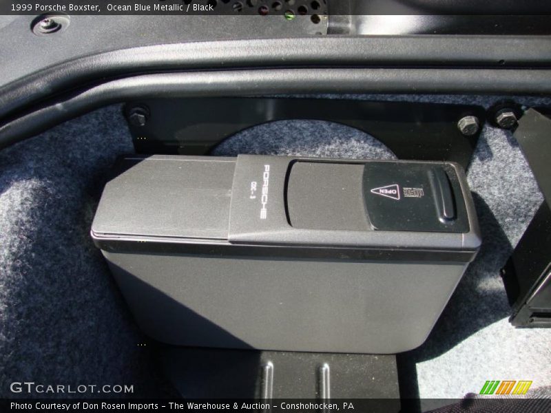 Ocean Blue Metallic / Black 1999 Porsche Boxster