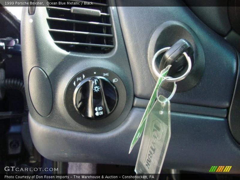 Ocean Blue Metallic / Black 1999 Porsche Boxster