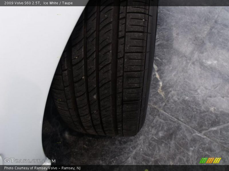 Ice White / Taupe 2009 Volvo S60 2.5T
