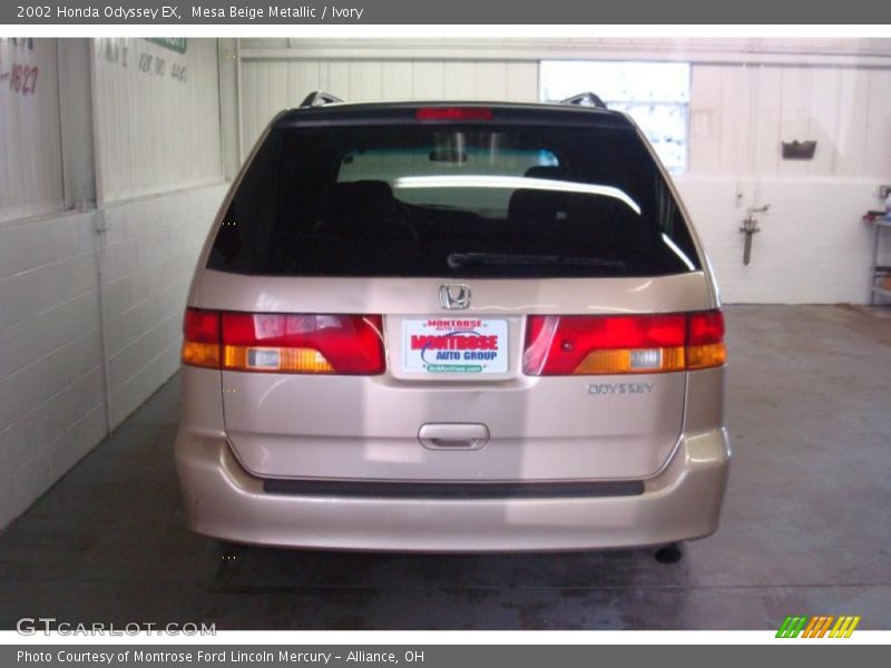Mesa Beige Metallic / Ivory 2002 Honda Odyssey EX