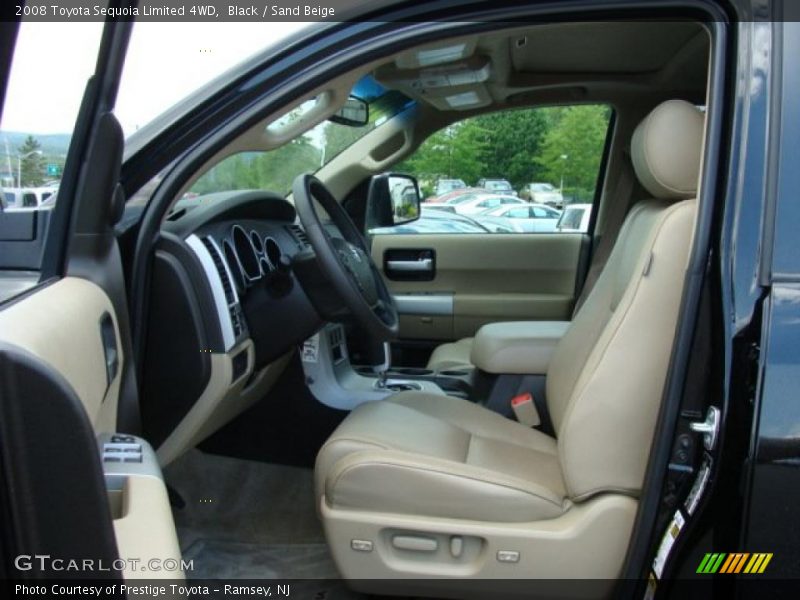 Black / Sand Beige 2008 Toyota Sequoia Limited 4WD