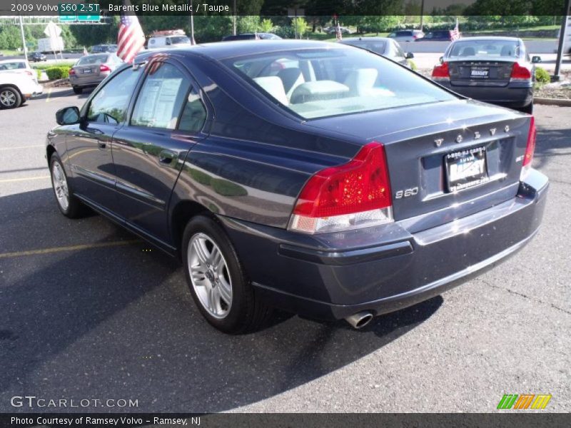 Barents Blue Metallic / Taupe 2009 Volvo S60 2.5T