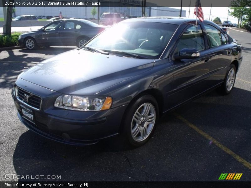 Barents Blue Metallic / Taupe 2009 Volvo S60 2.5T
