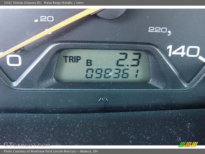 Mesa Beige Metallic / Ivory 2002 Honda Odyssey EX
