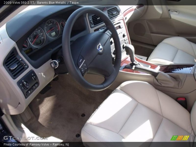 Barents Blue Metallic / Taupe 2009 Volvo S60 2.5T